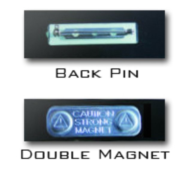Magnetic Name Bage